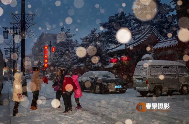 大同2018年的第一次與雪的邂逅，大同你太美了！