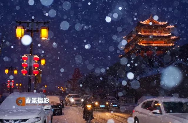 大同2018年的第一次與雪的邂逅，大同你太美了！