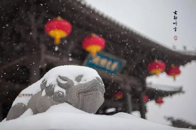 大同2018年的第一次與雪的邂逅，大同你太美了！